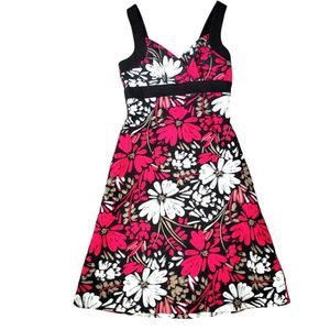 0 cotton floral rw & Co floral dress